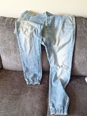 Zanerobe Denim Blue Jean Joggers Size 36